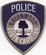 GREENWOOD SOUTH CAROLINA POLICE PATCH picture