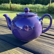 Vintage Pristine England Lovely Purple Classic Styled Teapot Excellent Condition picture