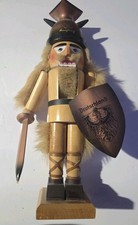 Vintage Steinbach Hermann Cheruscan Nutcracker German Viking Shield Sword 15