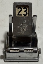 Incredibly Rare Vintage Metal Disneyland Perpetual Calendar, Works picture