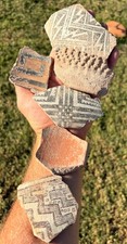 ☘️RR⚒: 6 Large Anasazi Pottery Shards From Northeast Arizona picture