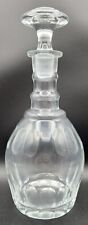 Antique Victorian Bar Ware Cut Glass Decanter With Stopper  picture