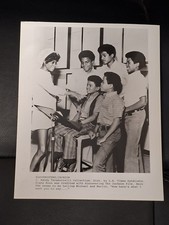 Rare 1991 Press Photo Of Early Jackson 5 W/ Michael Jackson & Diana Ross picture