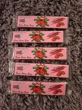 10 Packs of 33 Sheets Rolling LongPaper with Strawberry Flavour by Bros picture