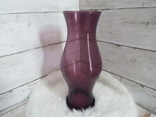 Purple Glass Candle Sconce 9.5