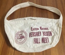 AACA Hershey PA Press Newspaper Carrier Delivery Cloth Linen Vintage Bag Auto picture