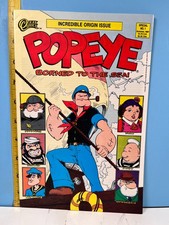 POPEYE Borned to The Sea Origin Issue #1 Ocean Comics Summer 1987 picture
