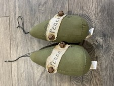 2010 Honey and Me green peace ornaments set of 2 home holiday decor  picture