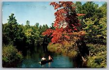 Candy Castle Annandale Minnesota Minn Retreat Forest Canoe Reflection Postcard picture