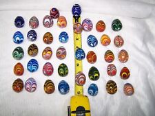 6 mixed Murano blown Glass Eggs Easter bunny Kegel yoni Miniature marble balls picture