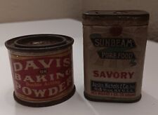 Vintage DAVIS OK Baking Powder Sample Tin picture
