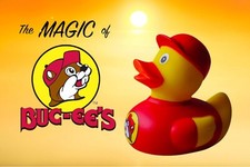 Rare, Hard To Find, Buc-ee’s Rubber Duck Collectible, Bath Toy, Jeep Duck Bucees picture