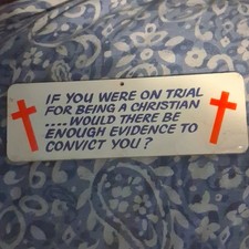 Christianity Message Plaque/Sign 