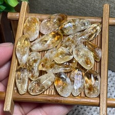 41g citrine raw stone Rough Polished  stone original Specimen E6544 picture