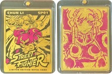 Chun Li 2021 UDON Street Fighter Gold Metal Promo + 1/1 Original Artist Sketch picture