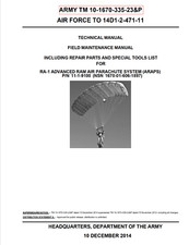 684 Page 2014 RA-1 ADVANCED RAM AIR PARACHUTE SYSTEM Maintenance Manual on CD picture