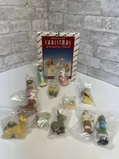 Vintage House Of Lloyd Childs 1st Nativity Set 13 pc Christmas Sealed Rare HTF picture