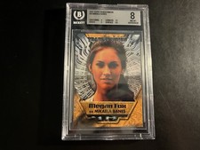 2007 Topps Transformers Movie Cards #20 Megan Fox as Mikaela Banes Rookie BGS 8 picture