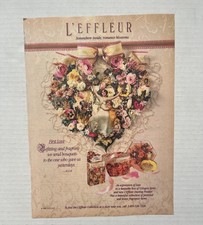 1992 Vtg L'Effleur Cologne Spray Dusting Powder Magazine Ad picture
