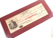 1922 San Jose California Antique Bank Check O.A. Harlan  Dried Fruit Packers picture