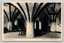 Burg Lauenstein Ritterssaal Thurnflügel Germany Vintage Postcard Real picture