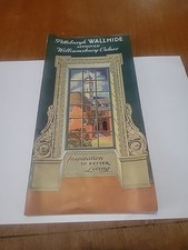 Vintage Pittsburgh Plate Glass Wallhide Williamsburg Paint Brochure Advertising picture
