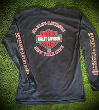 Vintage Harley-Davidson New York City Long Sleeve Black T-Shirt Men’s XL 2005 picture
