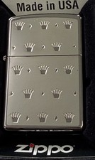 ZIPPO 2009 ROLEX  SYMBOL MIDNIGHT CHROME LIGHTER UNFIRED IN BOX H528 picture