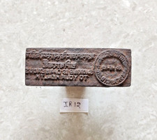 Vintage Smoking is Injurious to Health Post Office Stamp Seal Iron Old Rare IR12 picture