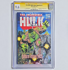 Hulk Future Imperfect #1 CGC 9.6 SS Peter David Signed 1st Maestro 1993 Embossed picture