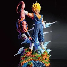 Dragon Ball Z 13in Super Saiyan Vegito vs Majin Buu PVC GK Statue Model picture