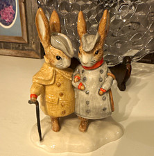 Two Gentlemen Rabbits Beatrix Potter P4210 John Beswick 2001 England picture