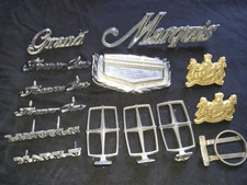 Lincoln hood ornaments and emblems - lot of 14 - vintage chrome picture