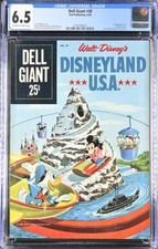 Dell Giant #30 Disneyland U.S.A. CGC June 1960 two different back covers exist A picture