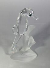 Swarovski Crystal Figurine Seahorse with Frosted Base #7614 picture