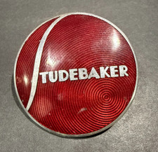 Vintage 1936–1938 Studebaker Enamel Radiator Badge Emblem picture