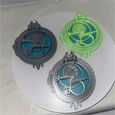 Troll Hunter amulet (colors glowing in the dark, black or gray/sliver)  picture