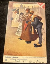 1905 Tucks “Life In London “ Series Postcard American Visitors In Town picture