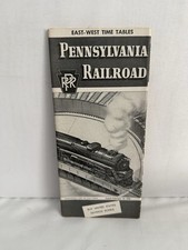 Pennsylvania Railroad (PRR) February 1946 Public Timetables East West picture