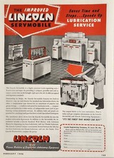 1946 Print Ad Lincoln Servmobile Lubrication Service for Autos St Louis,Missouri picture