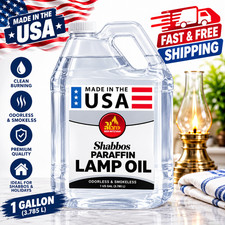 1 Gallon Paraffin Lamp Oil – Clear, Smokeless, Odorless, Clean-Burning Fuel picture