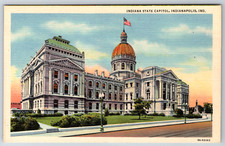 c1940s Indiana State Capitol Indianapolis Ind. Post Card Linen picture