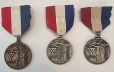 YMCA Lot 3 District Championship Silver Bronze Medals Cadet Girls Swimming picture