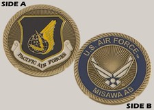 Pacific Air Forces Misawa AB USAF Challenge Coin  M#6 picture