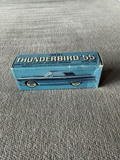 Vintage Avon Thunderbird 55 Car After Shave Blue Glass Full Bottle With Box picture