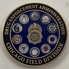DEA Chicago Challenge Coin picture