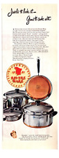Vintage Print Ad 1948 Revere Ware Cookware Pots Pans Copper-Clad picture