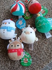Squishmallows 4 in Christmas Ornaments - Lot Of (6) picture