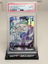 PSA 10 Boeuf Burst OP12-060 Parallel Legacy Of The Master ONE PIECE Card 💎 picture