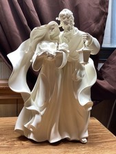Home Interior RARE What Child Is This Nativity Statue Joseph and Mary Vintage picture